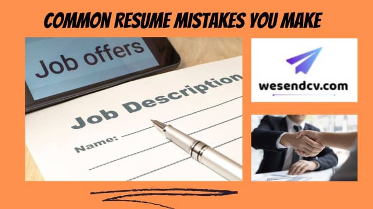 Common Resume Mistakes