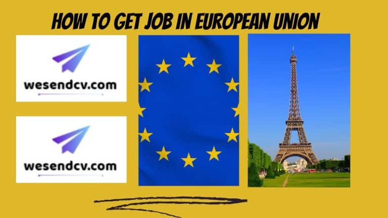 how to get job in european union