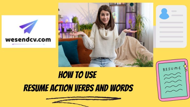 Resume Action Verbs and Words