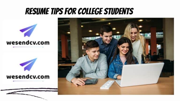 Resume Tips for College Student