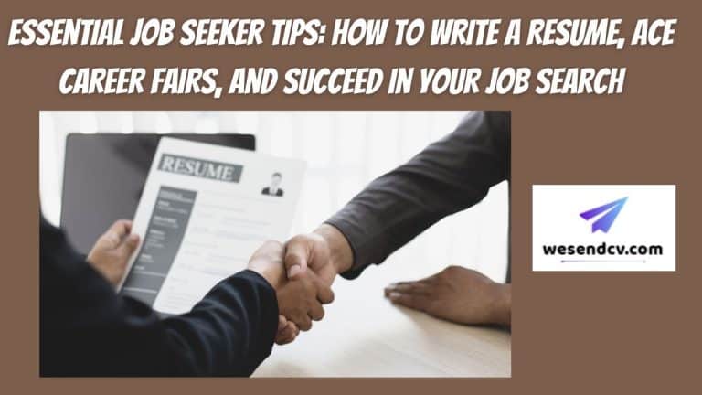 Discover essential job seeker tips to enhance your resume, excel at career fairs, and achieve success in your job search. Start your journey today!