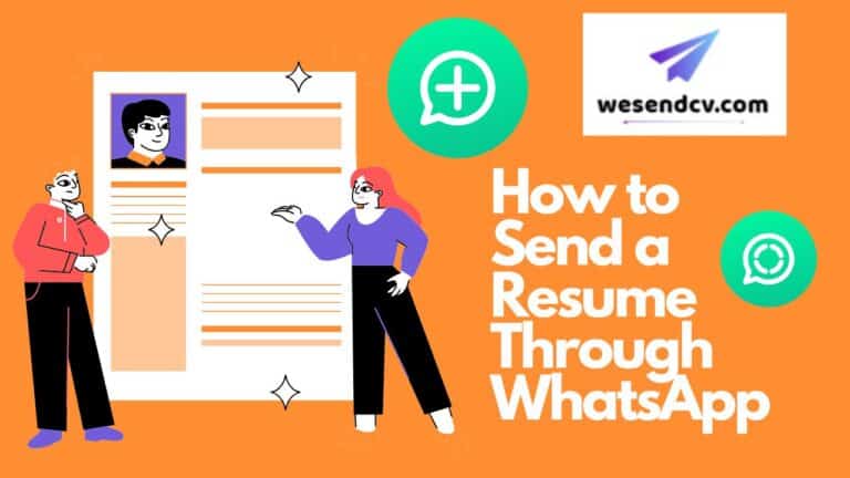 How to Send a Resume Through WhatsApp